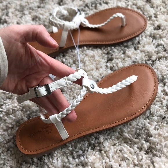 White Braided Larissa Sandals - Universal Thread - Picture 3 of 5